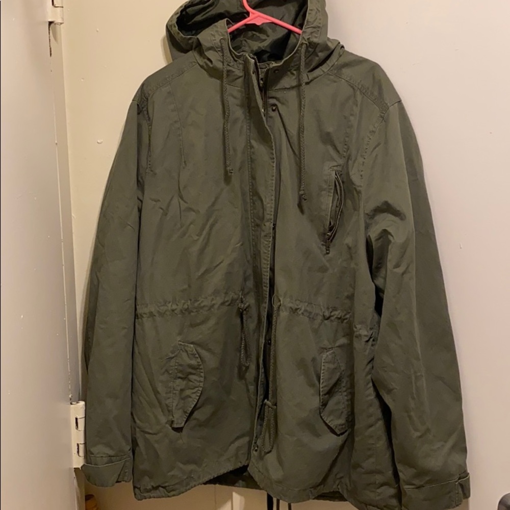 Woman’s plus size anorak style jacket